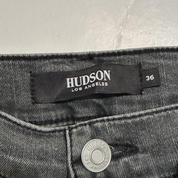 Hudson Jeans Men's Size 36 Gray Zack Skinny Denim Pants Distressed NWT - Picture 9 of 15